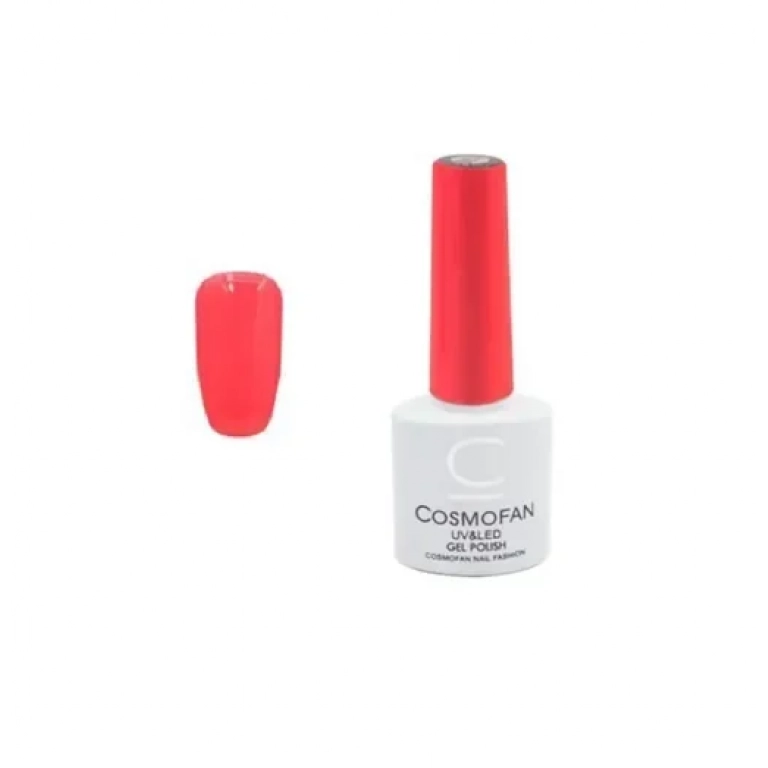Ημιμόνιμο βερνίκι νυχιών no. 040 Smalto Gel Cosmofan UV&LED Gel Polish 7.5ml κοραλί