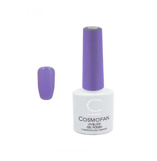 Ημιμόνιμο βερνίκι νυχιών no. 043 Smalto Gel Cosmofan UV&LED Gel Polish  7.5ml μωβ