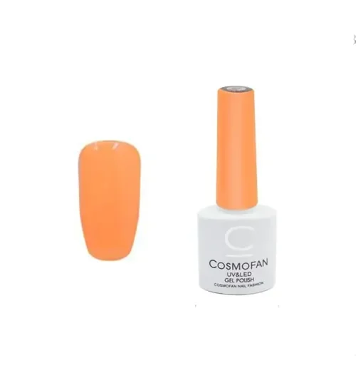 Ημιμόνιμο Βερνίκι Νυχιών No. 048 Smalto Gel Cosmofan Uv&Amp;Led Gel Polish 7.5Ml Πορτοκαλί