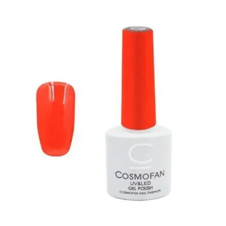 Ημιμόνιμο βερνίκι νυχιών no. 052 Smalto Gel Cosmofan UV&LED Gel Polish 7.5ml κόκκινο