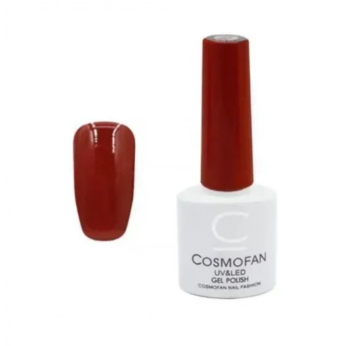 Ημιμόνιμο βερνίκι νυχιών no. 056 Smalto Gel Cosmofan UV&LED Gel Polish 7.5ml μπορντό