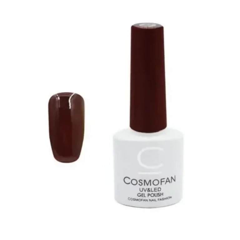 Ημιμόνιμο βερνίκι νυχιών no. 058 Smalto Gel Cosmofan UV&LED Gel Polish 7.5ml καφέ