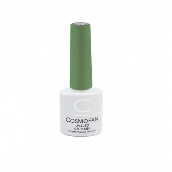 Ημιμόνιμο βερνίκι νυχιών no. 061 Smalto Gel Cosmofan UV&LED Gel Polish 7.5ml πράσινο