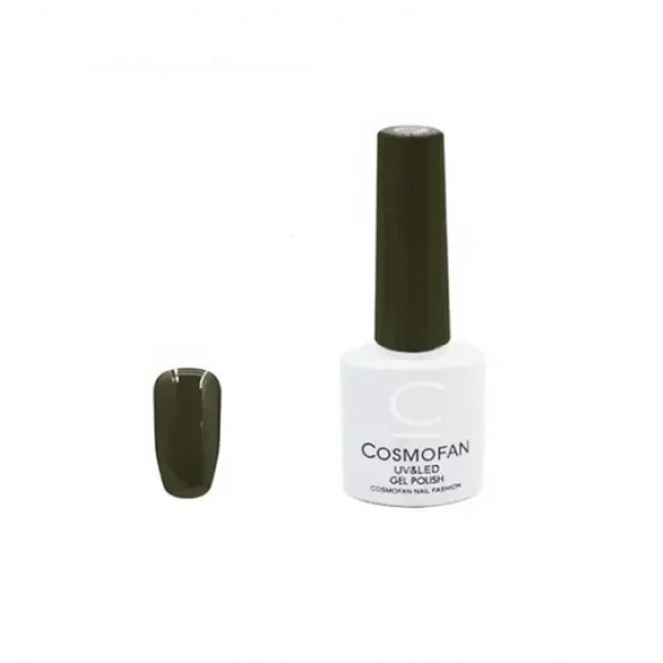 Ημιμόνιμο βερνίκι νυχιών no. 066 Smalto Gel Cosmofan UV&LED Gel Polish 7.5ml πράσινο σκούρο