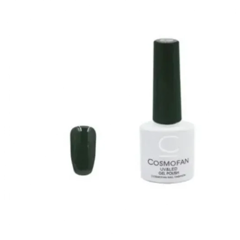 Ημιμόνιμο βερνίκι νυχιών no. 067 Smalto Gel Cosmofan UV&LED Gel Polish 7.5ml πράσινο σκούρο