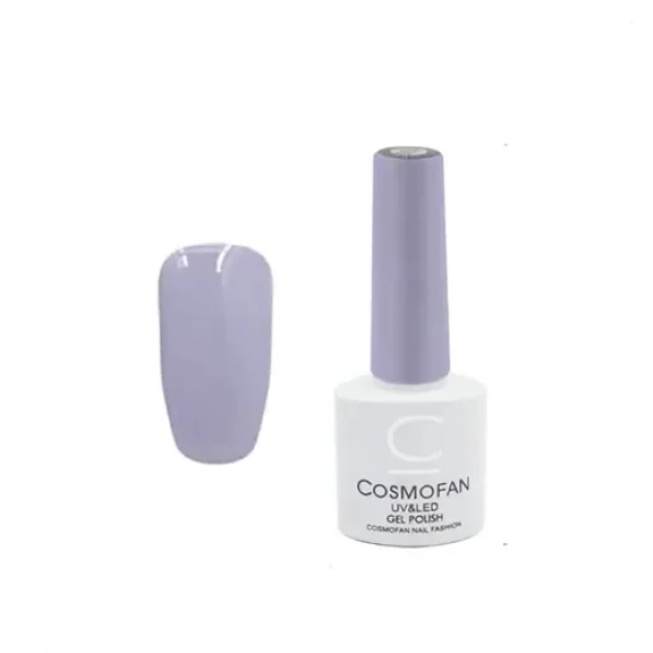 Ημιμόνιμο βερνίκι νυχιών no. 072 Smalto Gel Cosmofan UV&LED Gel Polish 7.5ml λιλά