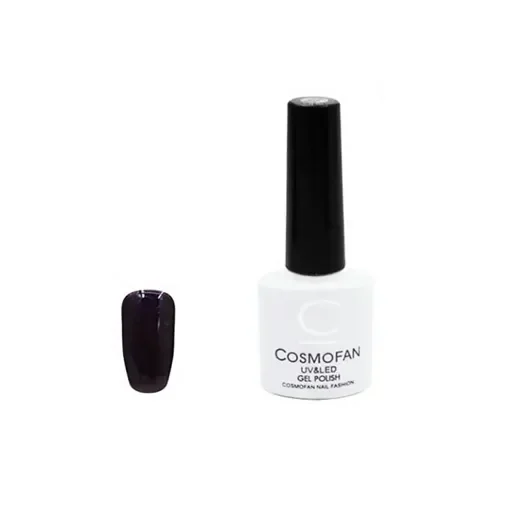Ημιμόνιμο Βερνίκι Νυχιών No. 077 Smalto Gel Cosmofan Uv&Amp;Led Gel Polish 7.5Ml Μωβ Σκούρο
