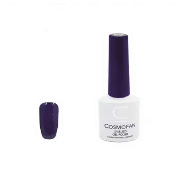 Ημιμόνιμο βερνίκι νυχιών no. 079 Smalto Gel Cosmofan UV&LED Gel Polish 7.5ml μωβ σκούρο