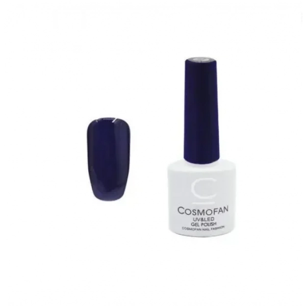 Ημιμόνιμο βερνίκι νυχιών no. 082 Smalto Gel Cosmofan UV&LED Gel Polish 7.5ml μπλε σκούρο