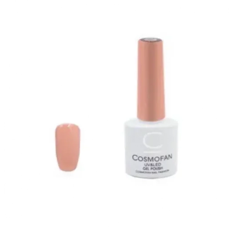 Ημιμόνιμο βερνίκι νυχιών no. 084 Smalto Gel Cosmofan UV&LED Gel Polish 7.5ml νουντ ροζ
