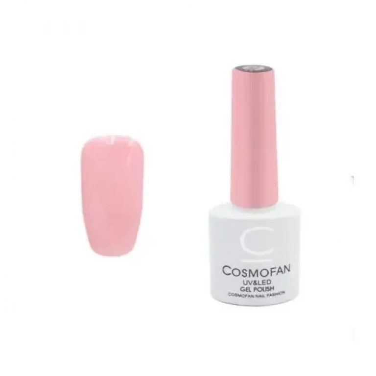 Ημιμόνιμο βερνίκι νυχιών no. 086 Smalto Gel Cosmofan UV&LED Gel Polish 7.5ml ροζ