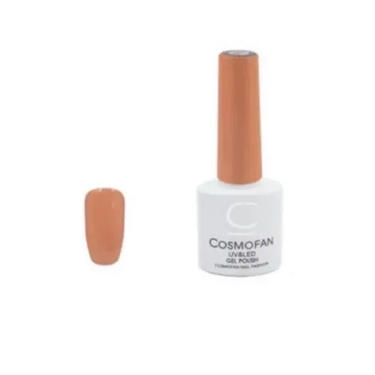 Ημιμόνιμο βερνίκι νυχιών no. 090 Smalto Gel Cosmofan UV&LED Gel Polish 7.5ml πορτοκαλί παστέλ