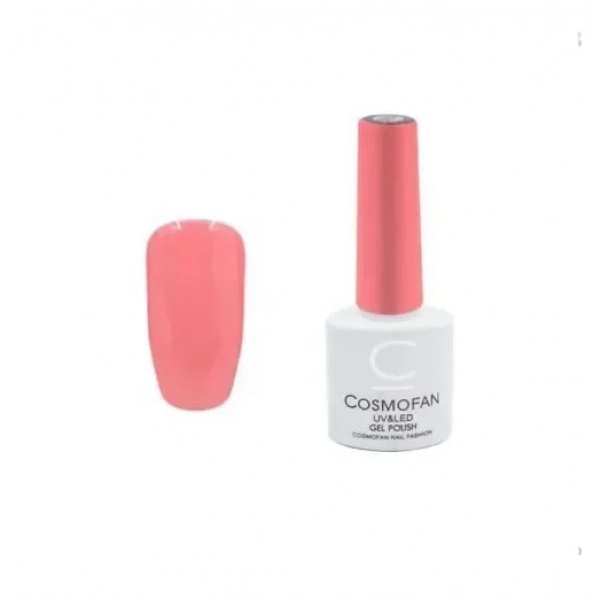 Ημιμόνιμο βερνίκι νυχιών no. 092 Smalto Gel Cosmofan UV&LED Gel Polish 7.5ml ροζ