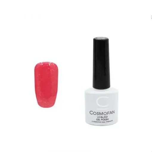 Ημιμόνιμο Βερνίκι Νυχιών No. 093 Smalto Gel Cosmofan Uv&Amp;Led Gel Polish 7.5Ml Κόκκινο