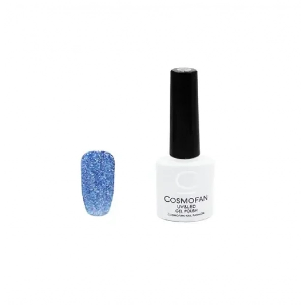Ημιμόνιμο βερνίκι νυχιών no. 097 Smalto Gel Cosmofan UV&LED Gel Polish 7.5ml μπλε