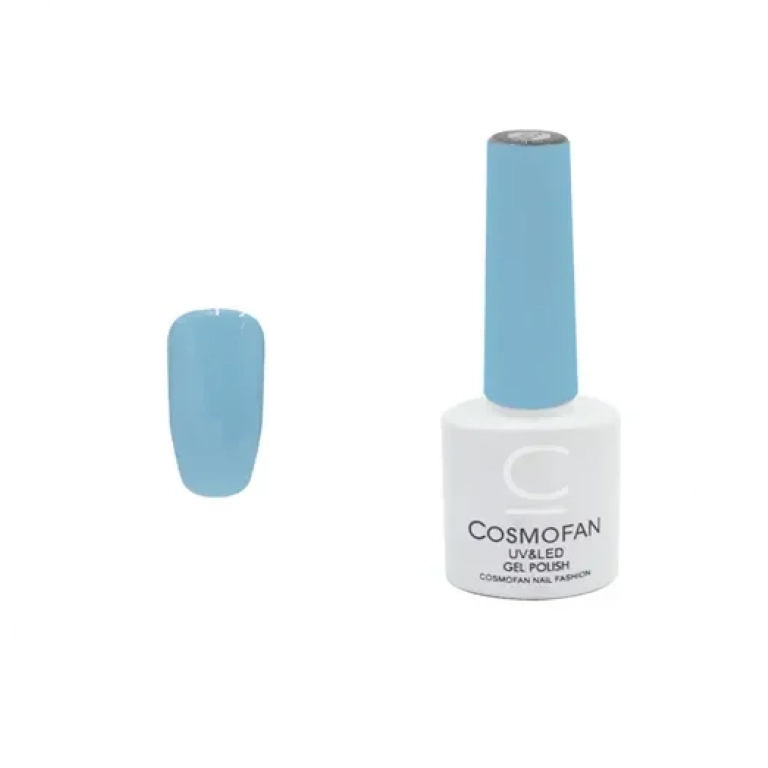 Ημιμόνιμο βερνίκι νυχιών no. 098 Smalto Gel Cosmofan UV&LED Gel Polish 7.5ml γαλάζιο