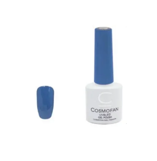 Ημιμόνιμο Βερνίκι Νυχιών No. 099 Smalto Gel Cosmofan Uv&Amp;Led Gel Polish 7.5Ml Μπλε