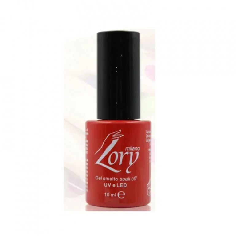 Ημιμόνιμο Βερνίκι Νυχιών no. 10 Smalto Gel Soak Off UV&LED 10ml Lory Milano Κόκκινο