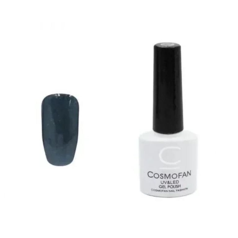 Ημιμόνιμο βερνίκι νυχιών no. 100 Smalto Gel Cosmofan UV&LED Gel Polish 7.5ml σκούρο χρώμα