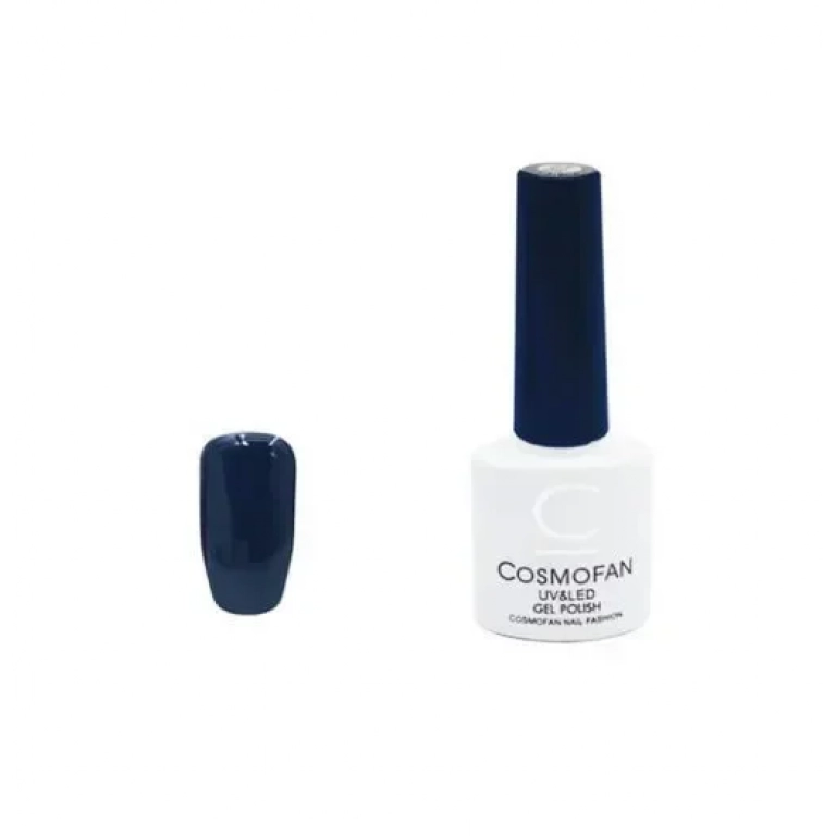 Ημιμόνιμο βερνίκι νυχιών no. 101 Smalto Gel Cosmofan UV&LED Gel Polish 7.5ml μπλε σκούρο