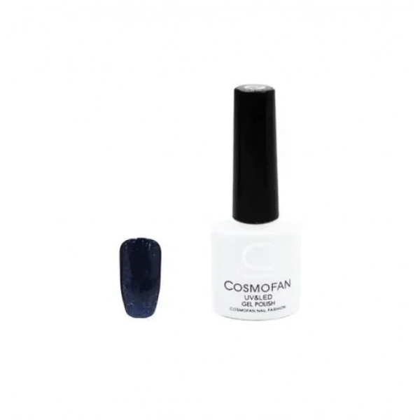 Ημιμόνιμο βερνίκι νυχιών no. 103 Smalto Gel Cosmofan UV&LED Gel Polish 7.5ml μπλε σκούρο