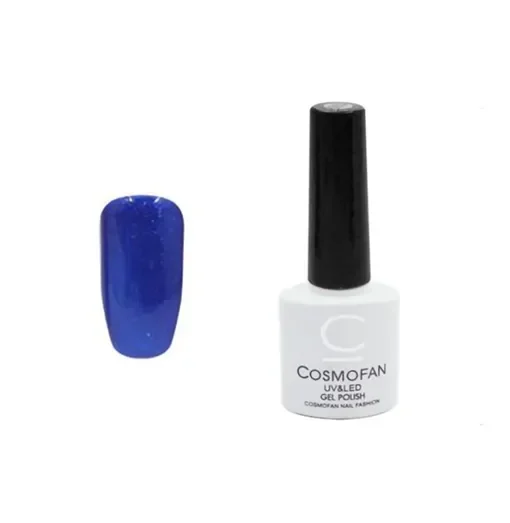Ημιμόνιμο Βερνίκι Νυχιών No. 105 Smalto Gel Cosmofan Uv&Amp;Led Gel Polish 7.5Ml Μπλε