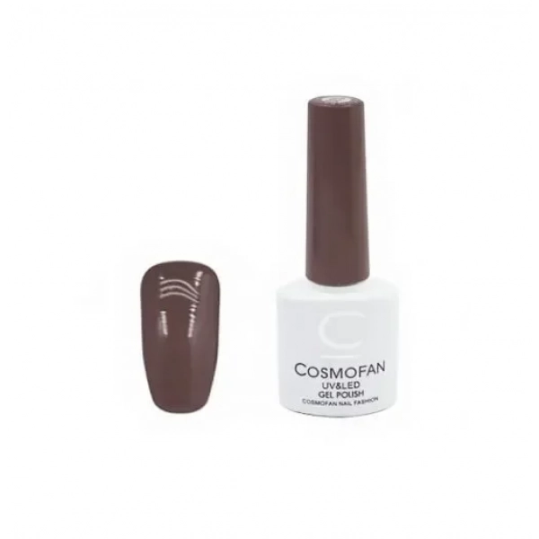 Ημιμόνιμο βερνίκι νυχιών no. 109 Smalto Gel Cosmofan UV&LED Gel Polish 7.5ml καφέ