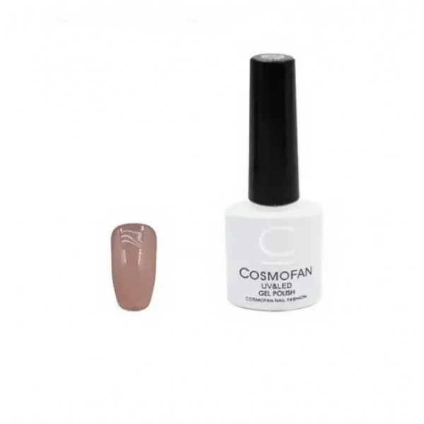 Ημιμόνιμο βερνίκι νυχιών no. 113 Smalto Gel Cosmofan UV&LED Gel Polish 7.5ml ανοιχτό καφέ