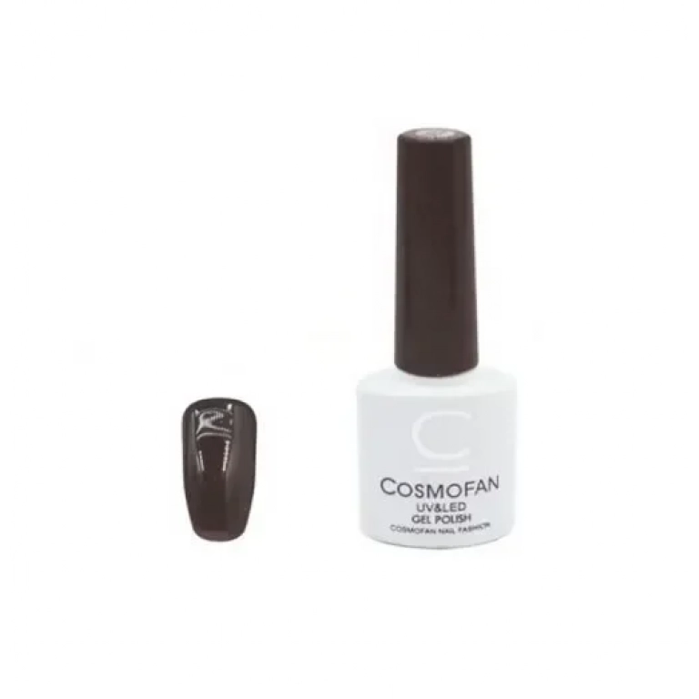 Ημιμόνιμο βερνίκι νυχιών no. 116 Smalto Gel Cosmofan UV&LED Gel Polish 7.5ml καφέ