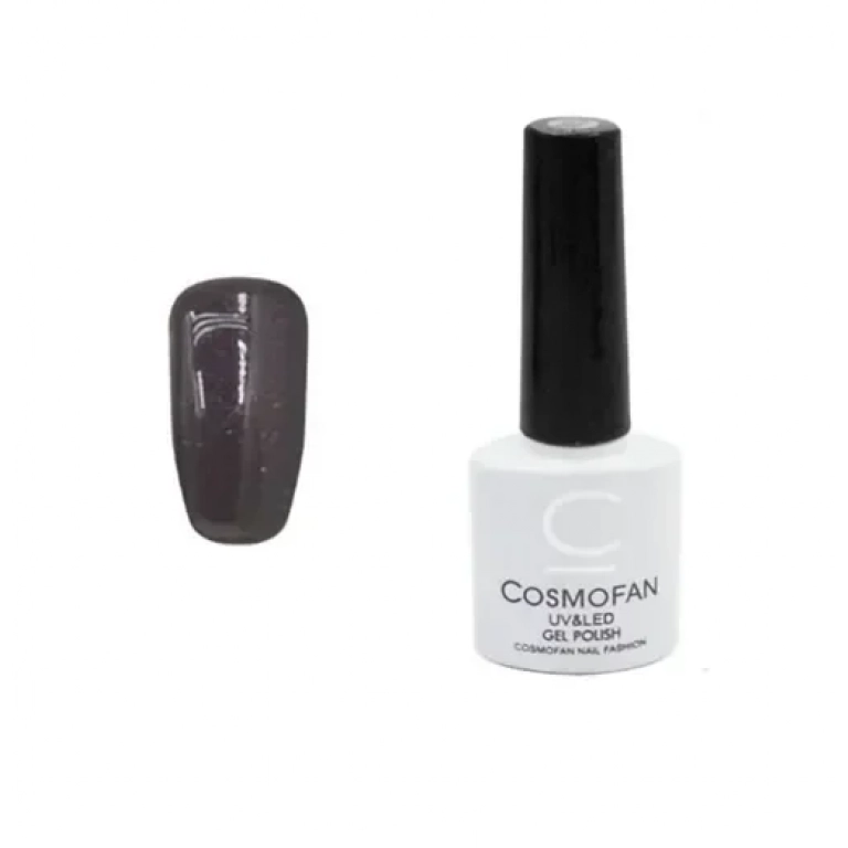 Ημιμόνιμο βερνίκι νυχιών no. 120 Smalto Gel Cosmofan UV&LED Gel Polish 7.5ml σκούρο χρώμα