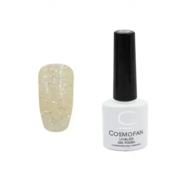 Ημιμόνιμο βερνίκι νυχιών no. 126 Smalto Gel Cosmofan UV&LED Gel Polish 7.5ml κρεμ