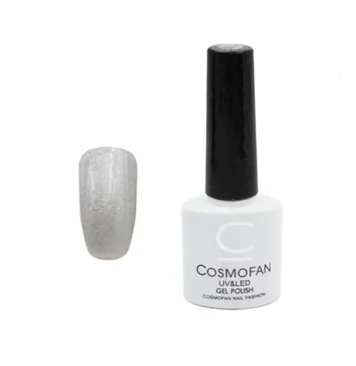 Ημιμόνιμο Βερνίκι Νυχιών No. 129 Smalto Gel Cosmofan Uv&Amp;Led Gel Polish 7.5Ml Γκρι