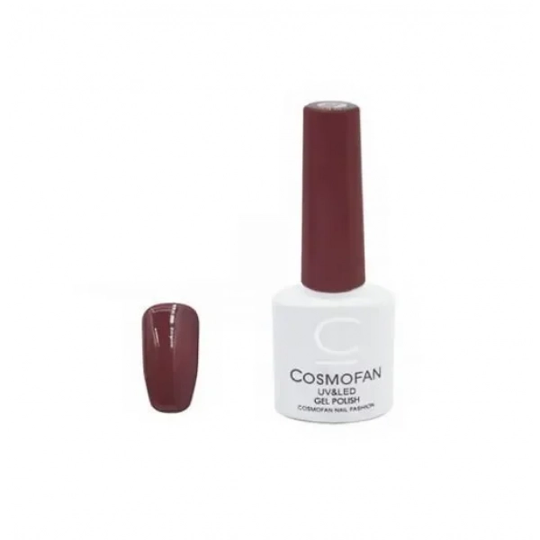 Ημιμόνιμο βερνίκι νυχιών no. 131 Smalto Gel Cosmofan UV&LED Gel Polish 7.5ml μπορντό