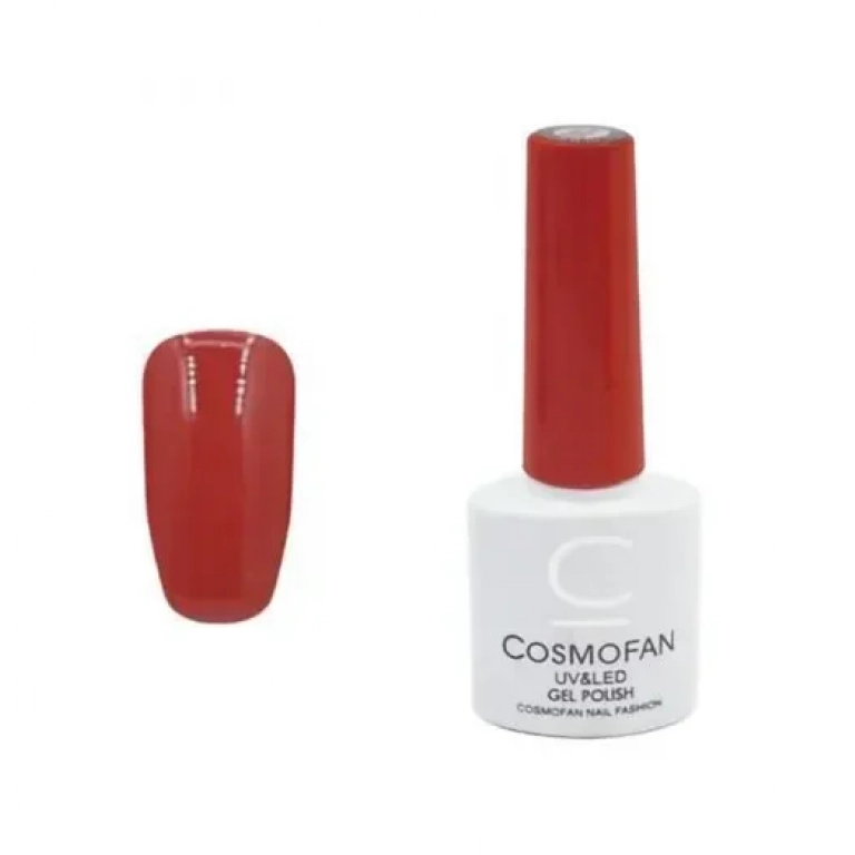 Ημιμόνιμο βερνίκι νυχιών no. 135 Smalto Gel Cosmofan 7.5ml κόκκινο