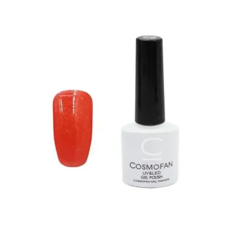 Ημιμόνιμο βερνίκι νυχιών no. 141 Smalto Gel Cosmofan UV&LED Gel Polish 7.5ml κόκκινο