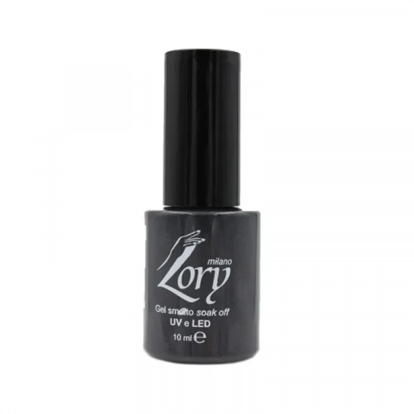 Ημιμόνιμο Βερνίκι Νυχιών no. 31 Smalto Gel Soak Off UV&LED 10ml Lory Milano Σκούρο Γκρι με Χρυσόσκονη