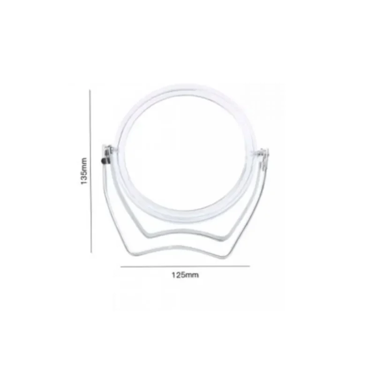 Καθρέπτης μακιγιάζ επιτραπέζιος 135x125mm 93334