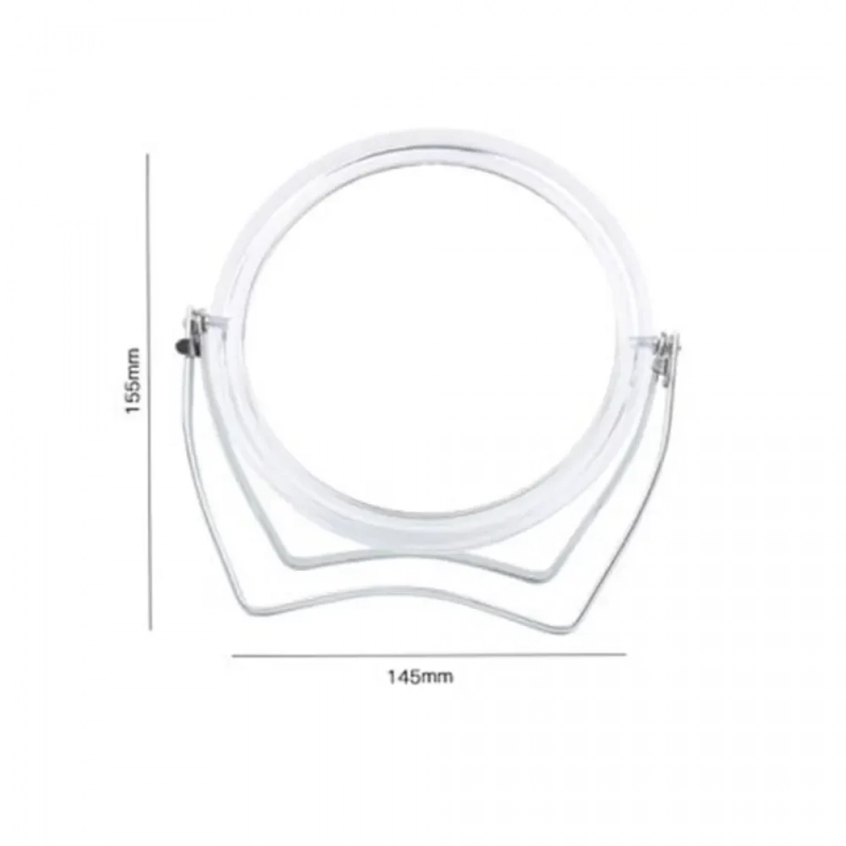 Καθρέπτης μακιγιάζ επιτραπέζιος 155x145mm 93335