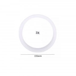 Καθρέπτης μακιγιάζ με μεγέθυνση 3x 155mm 93337