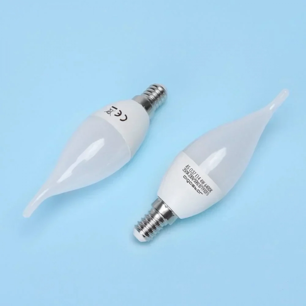 Λάμπα Led CL37 E14 4W Ψυχρό Λευκό 6500K 340lm Aigostar