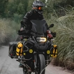 Motowolf Αδιάβροχη Τσάντα - Σαμάρι Μηχανής με Ιμάντες Χωρητικότητας 8 L - Κίτρινο