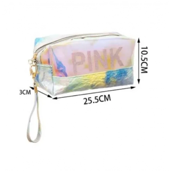 Νεσεσέρ για οργάνωση καλλυντικών 10.5x25.5x3cm 91405 ροζ