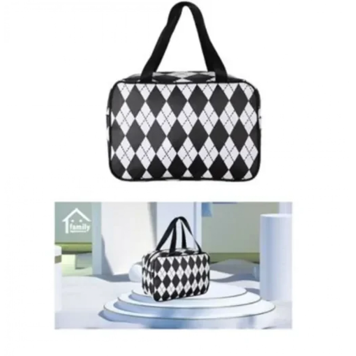 Νεσεσέρ για οργάνωση καλλυντικών 12x30x21cm 98710 μαύρο - Image 2