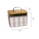 Νεσεσέρ για οργάνωση καλλυντικών 15x23x16cm 99954 καφέ