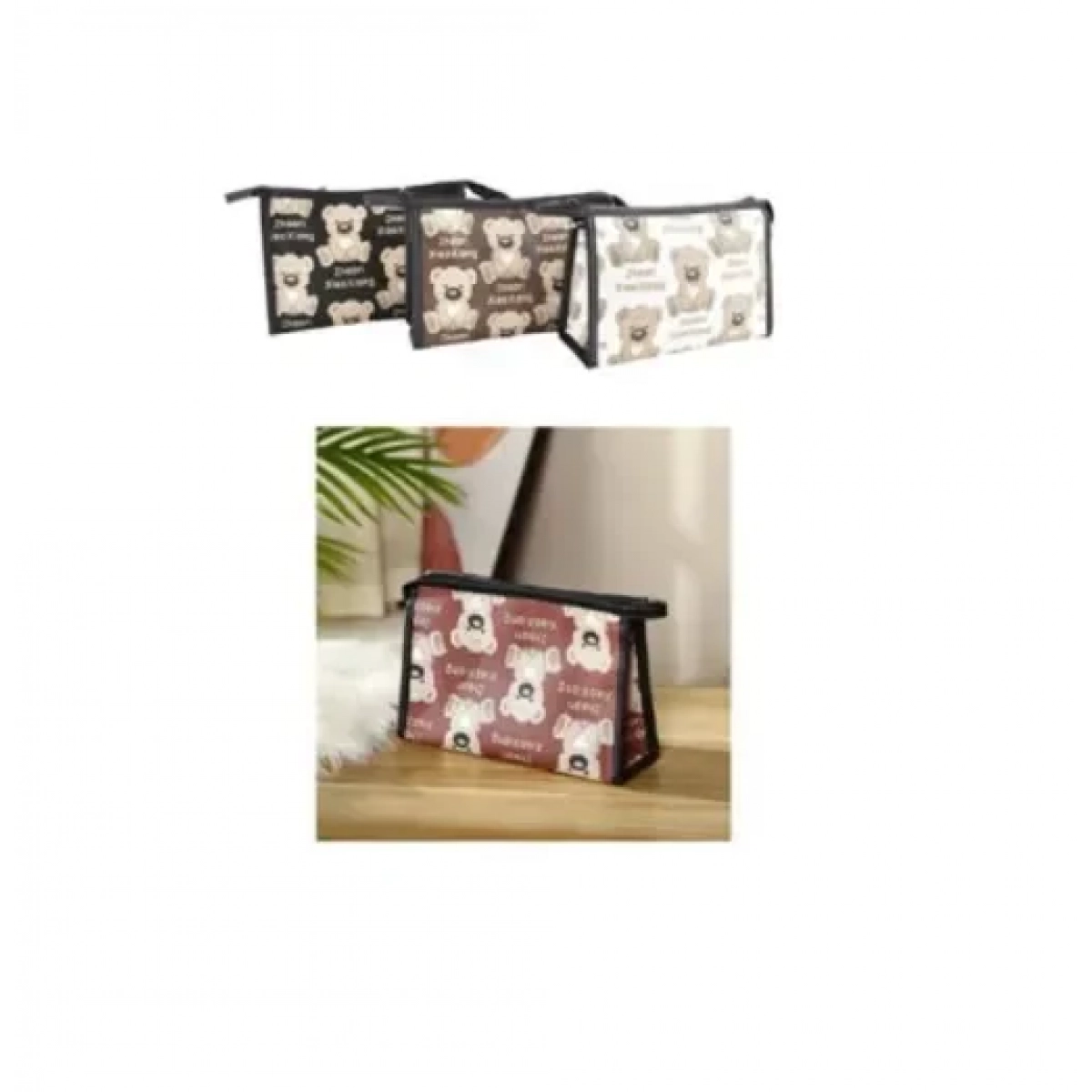 Νεσεσέρ για οργάνωση καλλυντικών 23x16cm 81924 καφέ - Image 2