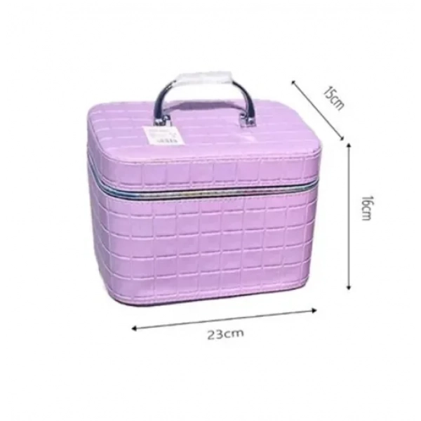 Νεσεσέρ για οργάνωση καλλυντικών 23x16x15cm 99947 λιλά