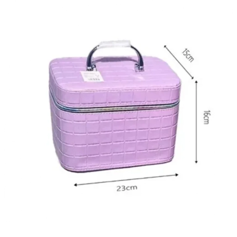 Νεσεσέρ για οργάνωση καλλυντικών 23x16x15cm 99947 λιλά