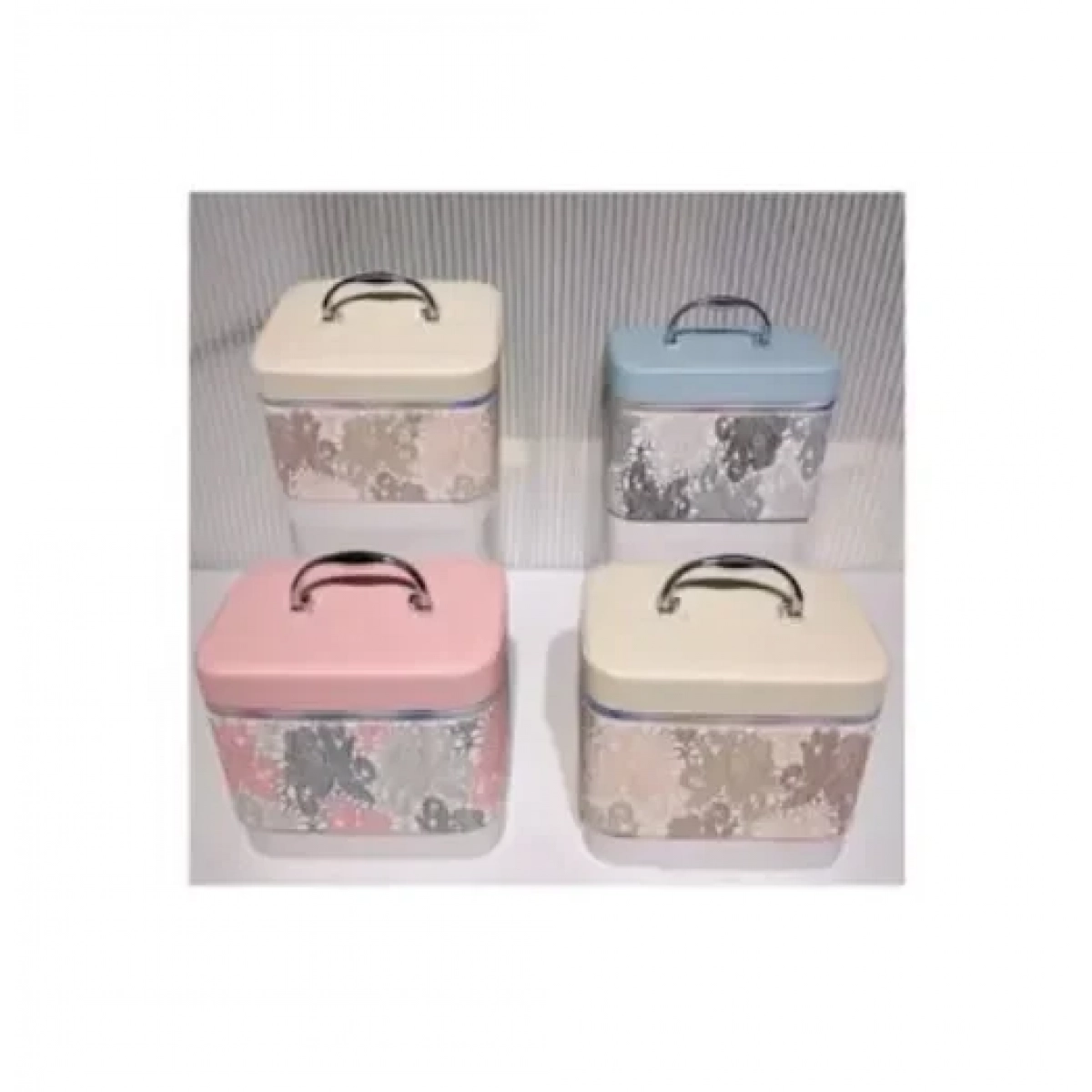 Νεσεσέρ για οργάνωση καλλυντικών 23x16x15cm 99956 μπεζ - Image 2