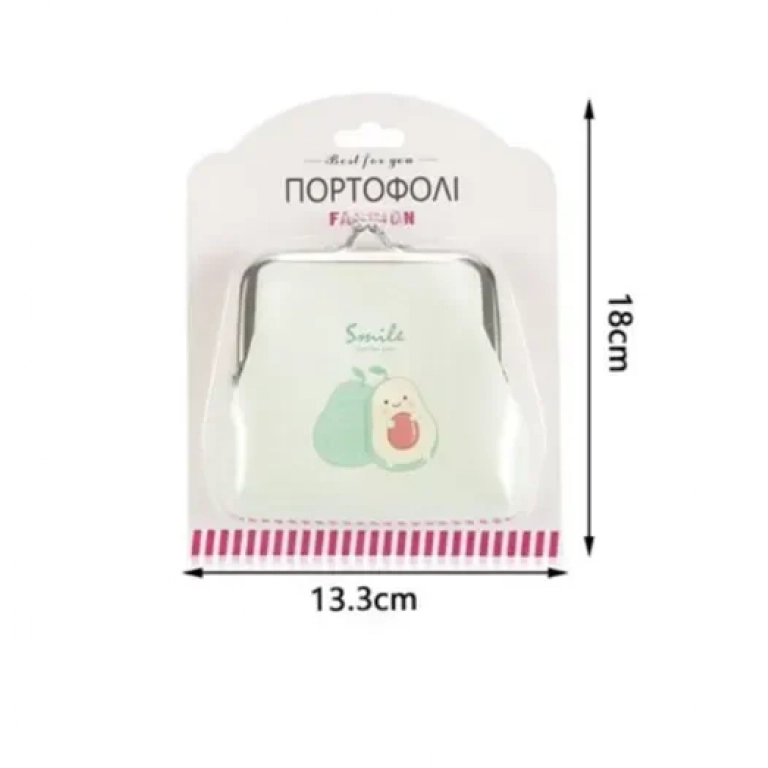 Παιδικό πορτοφόλι κερμάτων 18x13.3cm 91228 πράσινο ανοιχτό
