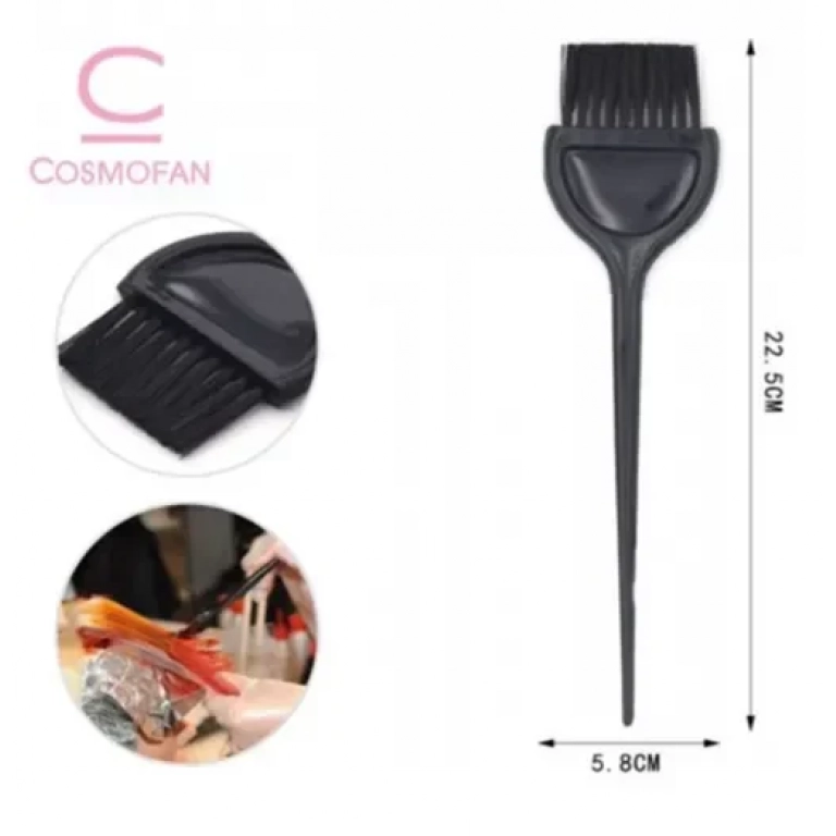Πινέλο βαφής μαλλιών 22.5x5.8cm Cosmofan μαύρο 98251